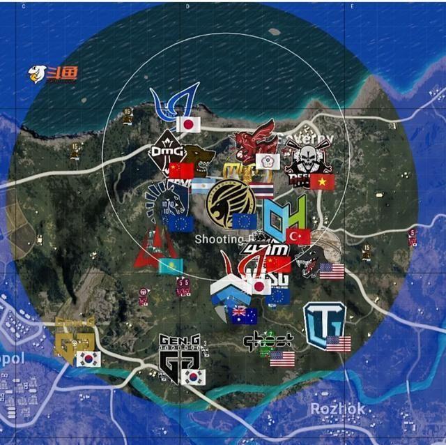 绝地求生PGI:韩国战队Gold满编无压力吃鸡 韦神机瞄AK