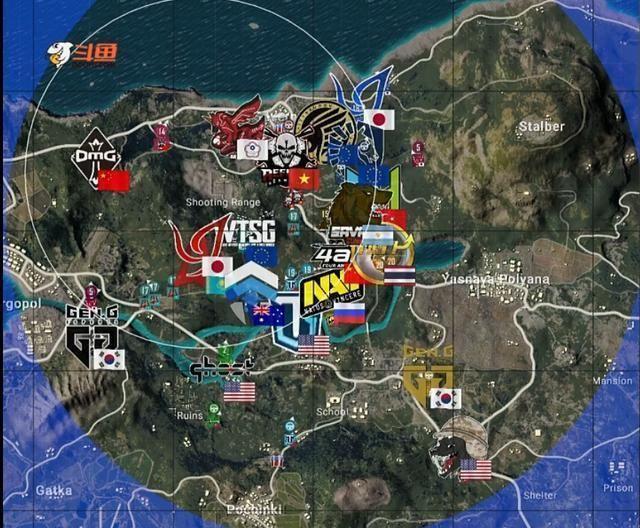 绝地求生PGI:韩国战队Gold满编无压力吃鸡 韦神机瞄AK