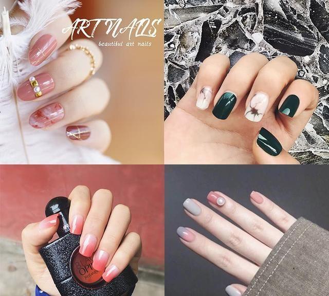 超美的Ins风小清新美甲图片，超适合春天夏天哦！