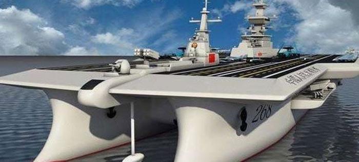 中国研究首艘双体航母,具有超强承载能力,或在不久将来问世