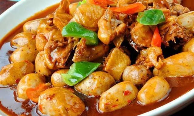 香芋烧竹鸡——简吃到正宗南通单的材料让你在家菜