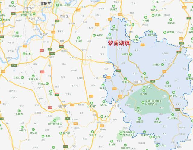 重庆南川区靠近主城一个镇，有充满诗意的人工大湖，适合拍照休闲