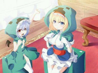 ​当Minecraft中的怪物们被娘化，你还忍心打吗？末影娘太诱惑了！