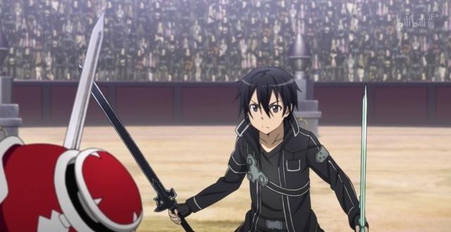 刀剑神域:盘点桐人手持不同武器时摆出来的架势