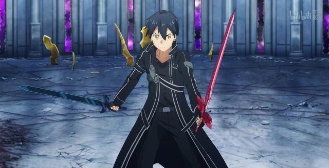 刀剑神域:盘点桐人手持不同武器时摆出来的架势
