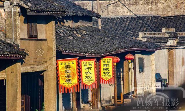 浙江绍兴安昌古镇，如画的水乡风光古朴安静的师爷故里