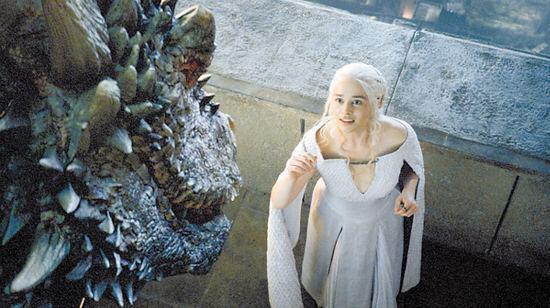 权力的游戏一个泪点：大龙卓耿不舍龙母，而雪诺不配有女友