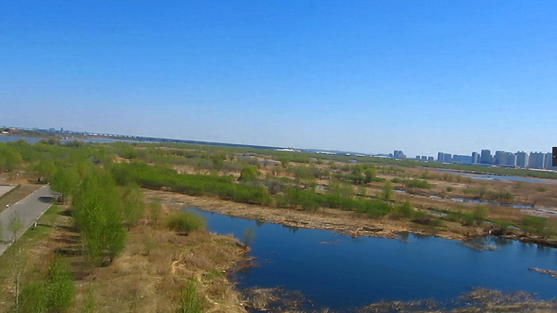 哈尔滨跨越松花江最壮观的一座大桥——松浦大桥