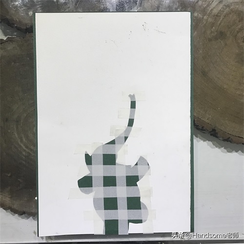 幼教之创意美术课程:马赛克艺术画——花格子大象艾玛