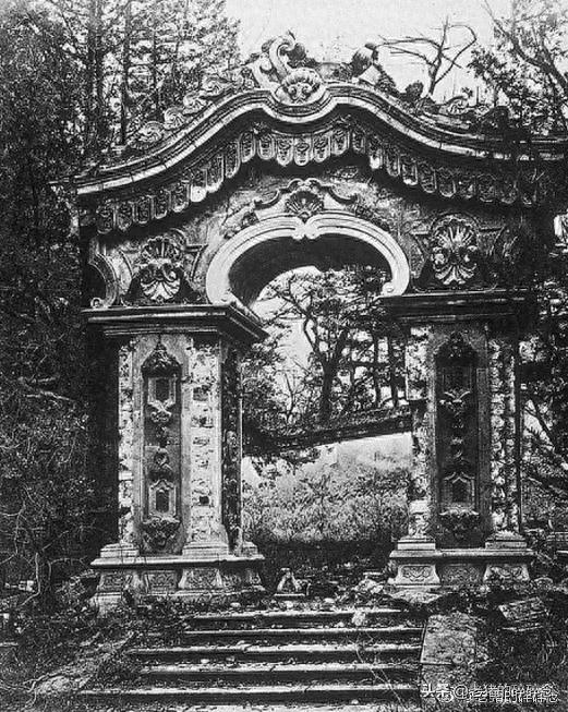 帝国的残园惊梦:1901年圆明园被毁后的老照片