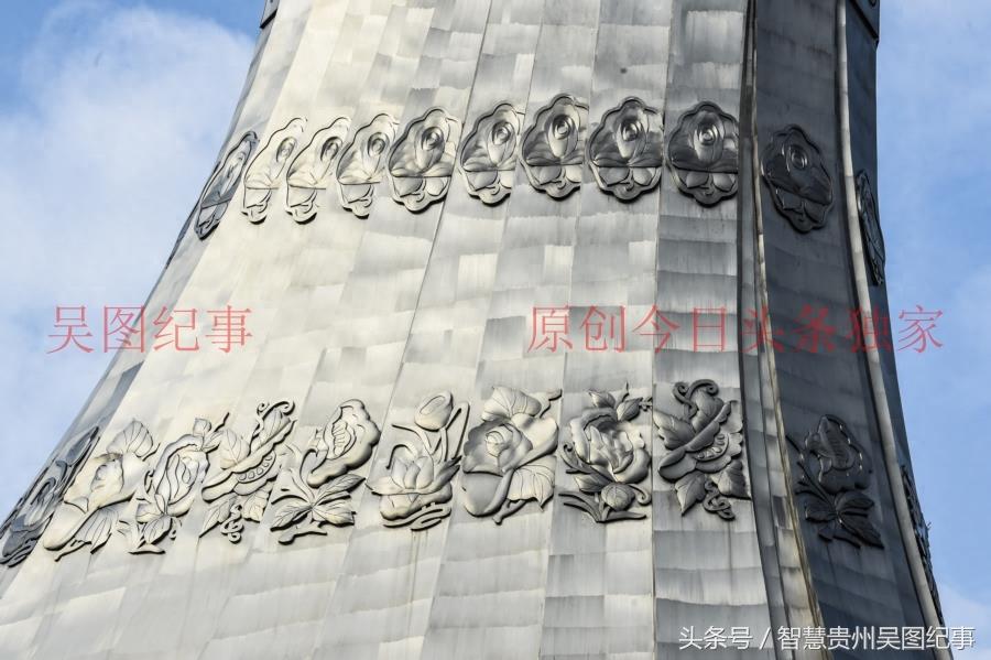 贵州：航拍国家非遗二十多层楼高的白色金属仰阿莎女神雕像太美了