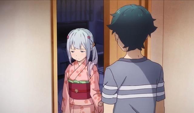 动漫中那些穿过浴衣的女孩，由比滨结衣穿上后看呆了“大老师”