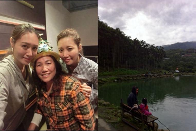 34岁黄丽玲全家照,棒球员老公憨厚为人低调,神秘女儿可爱!