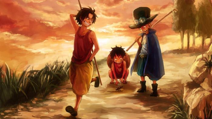 海贼王ASL精美壁纸:兄弟友情让人向往!