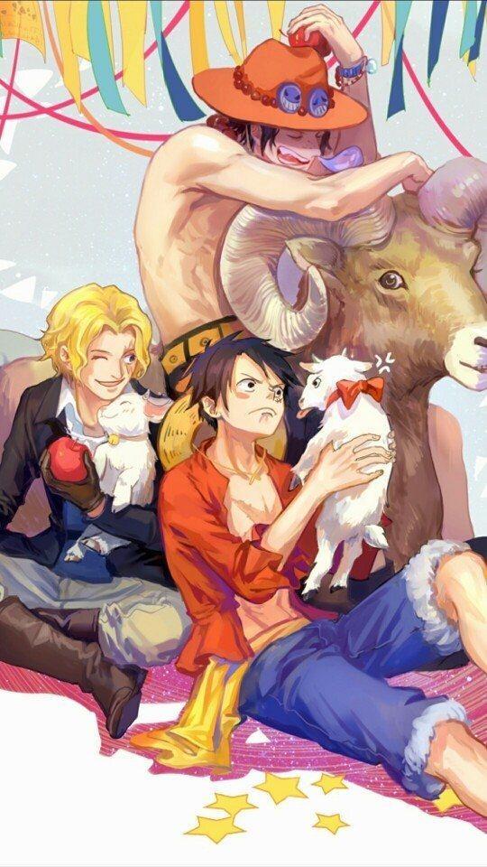 海贼王ASL精美壁纸:兄弟友情让人向往!