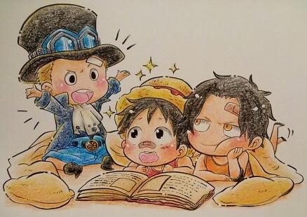 海贼王ASL精美壁纸:兄弟友情让人向往!