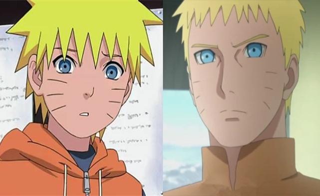 火影忍者:儿时对比成年照片,鸣人更精干,驻间和斑太帅了