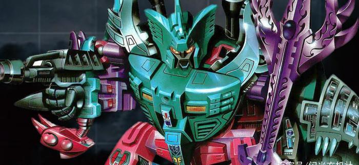 变形金刚动漫人物:狂派霸天虎隐者战士-海底狂魔 TFC版