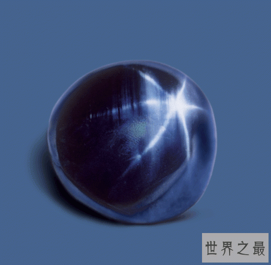 世界上最大的蓝宝石,亚当之星(重达1405克拉)