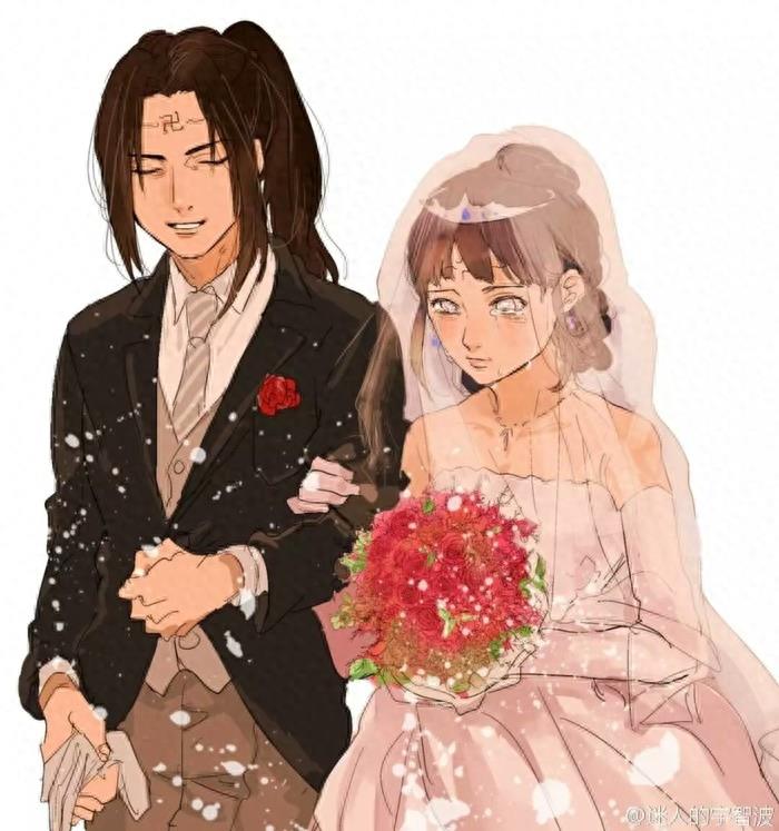 火影忍者最美婚纱照出炉，鸣雏、佐樱、鹿鞠和佐井终成眷属