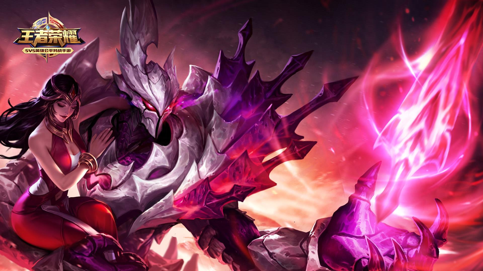 王者荣耀：干将莫邪壁纸，1080，第七人偶，冰霜恋舞曲，久胜战神