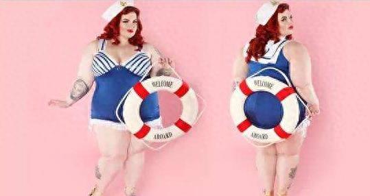 实拍历史上最胖的女模特，让人颤抖的疯狂猛女，重量级