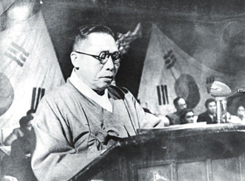 金九：韩国国父，抗日英雄，战后被暗杀，李承晚是幕后主使