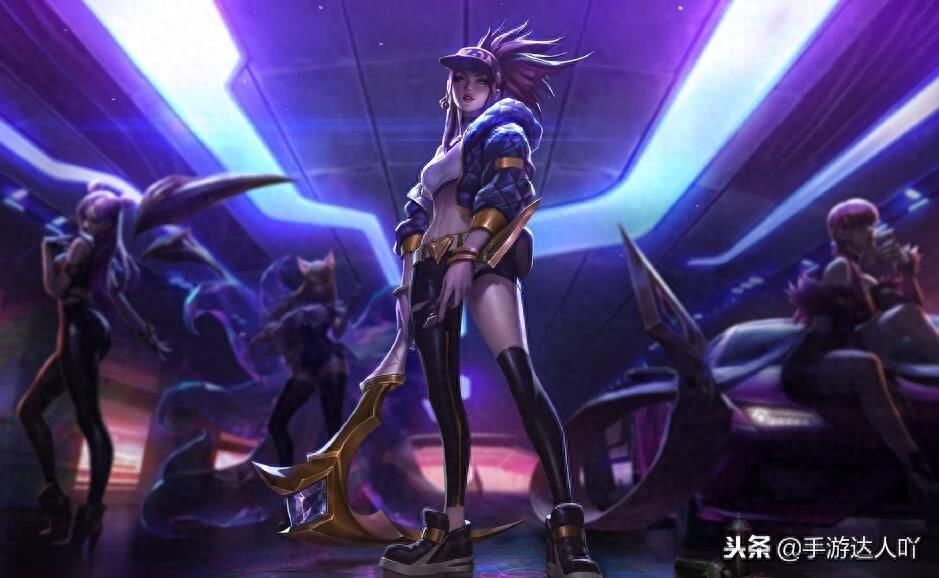KDA女团皮肤壁纸，KDA女团阿卡丽高清壁纸1920x1080，值得收藏！