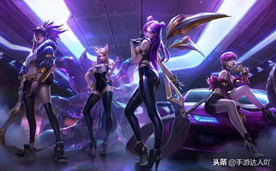 KDA女团皮肤壁纸，KDA女团阿卡丽高清壁纸1920x1080，值得收藏！