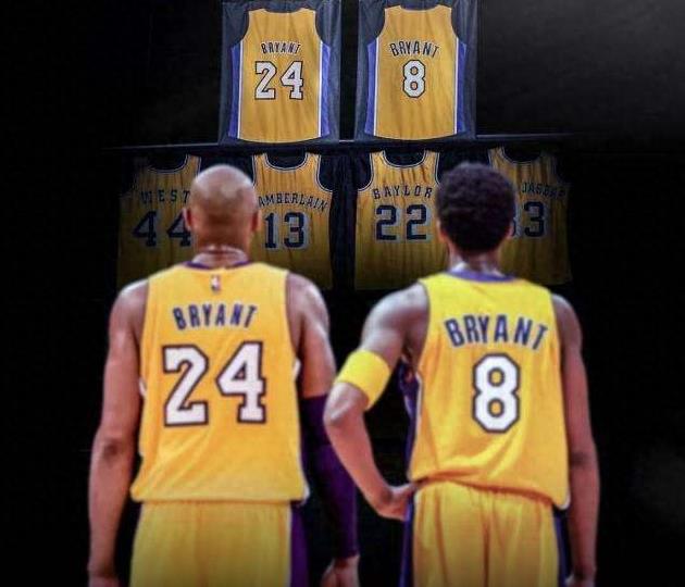 科比球衣退役！从1996-2016，图说科比二十年的辉煌生涯！