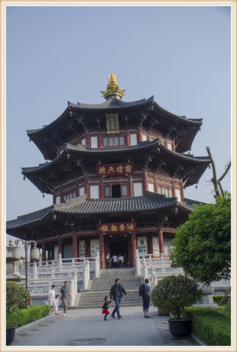 夜半钟声到客船,苏州寒山寺塔影钟声诗韵