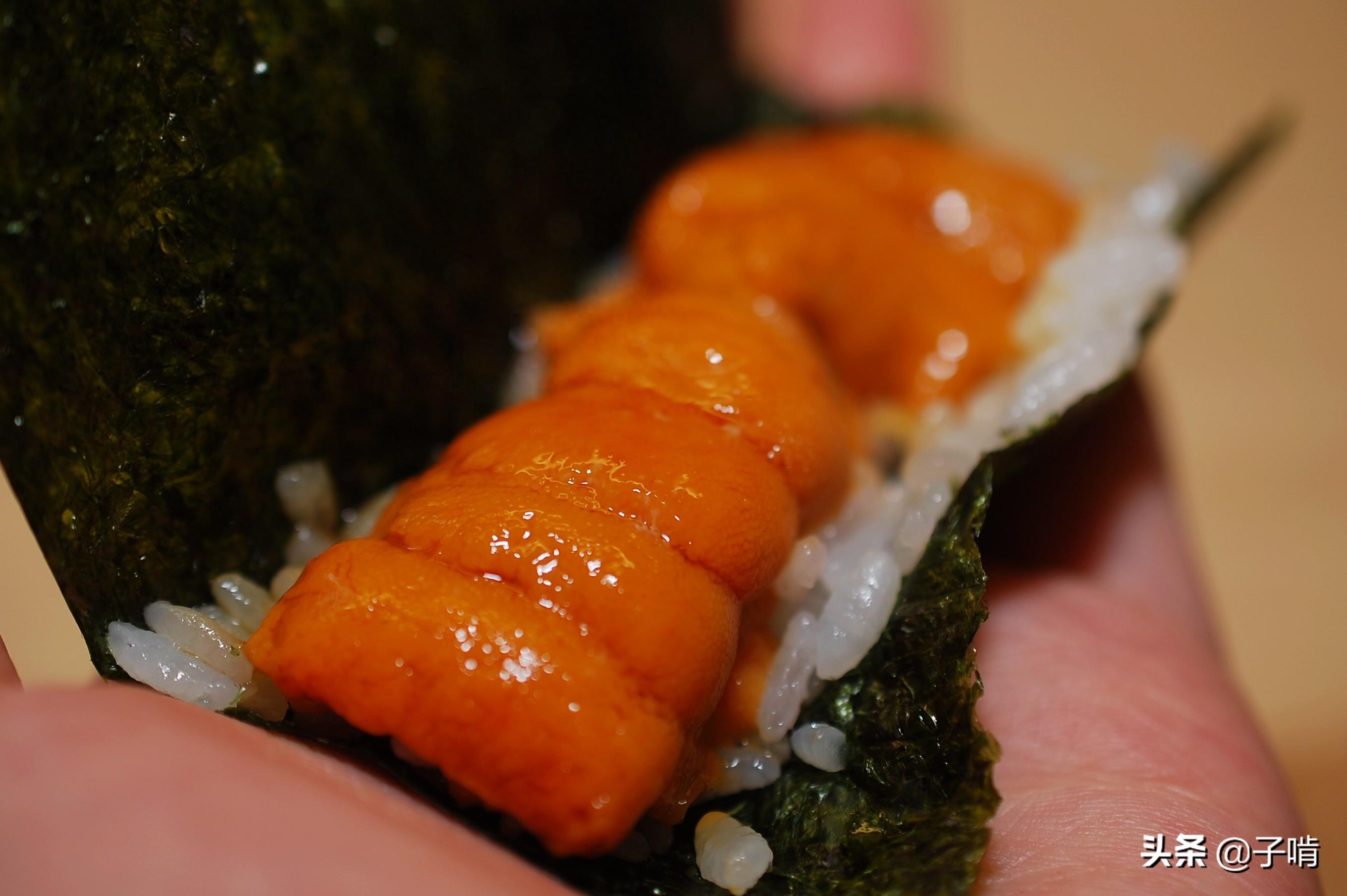 一个海胆手握要卖600元，颜值味道都不错，就是价格有点心疼啊