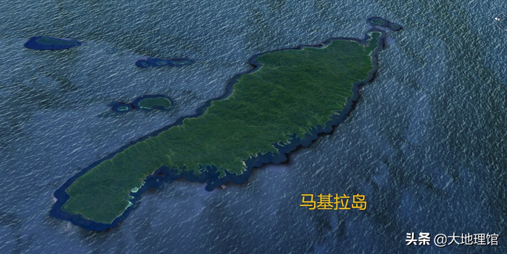 高清地图,认识南太平洋岛国——所罗门群岛