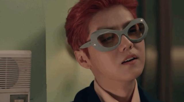 鹿晗变胖过程（截图脸变圆有点油腻）(2)