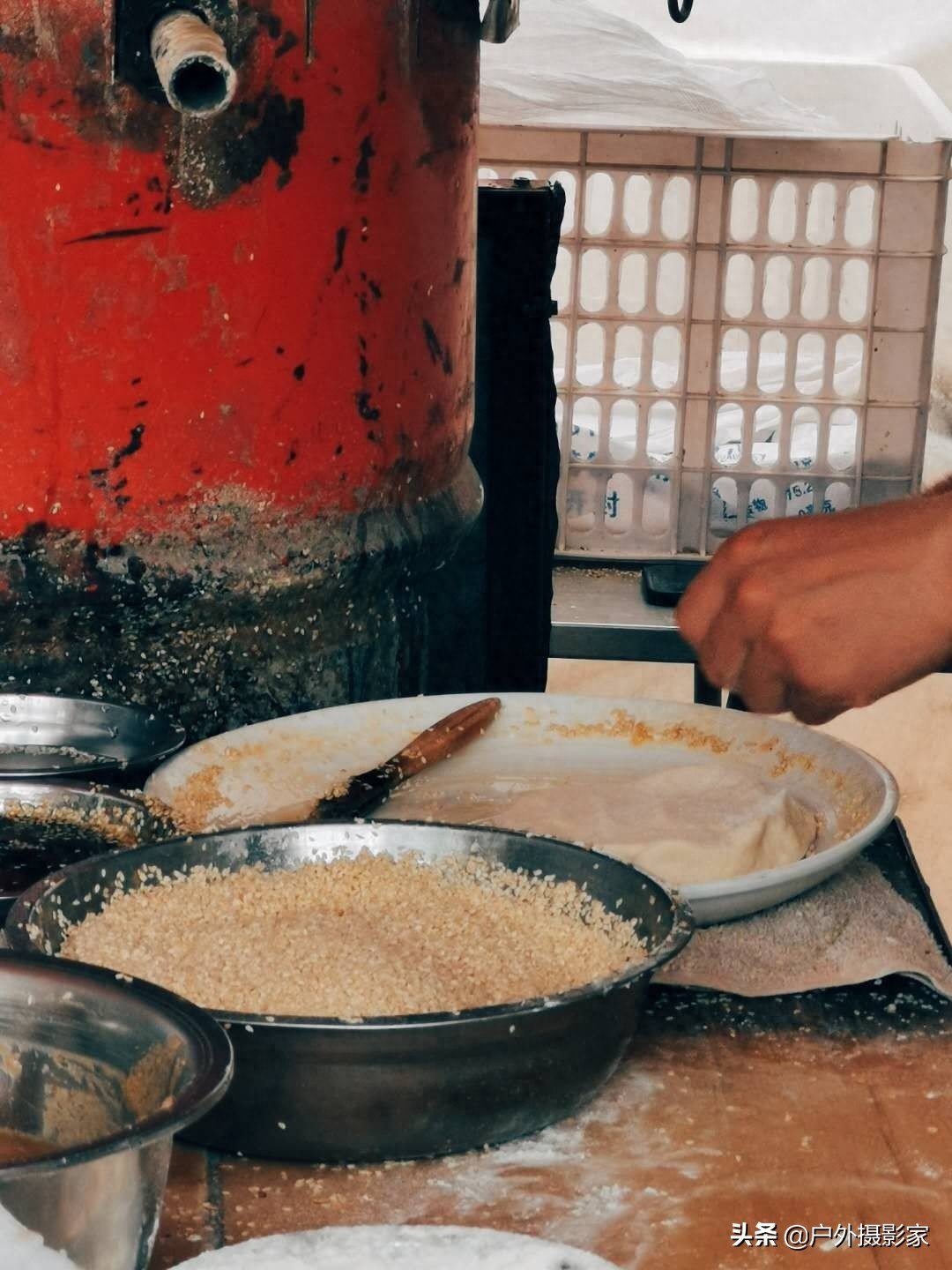开封经典传统美食——高炉烧饼