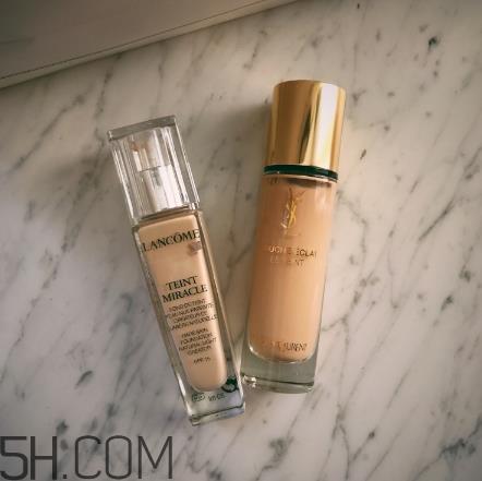 兰蔻奇迹粉底液和ysl新超模粉底液对比 兰蔻奇迹薄纱粉底液使用效果 兰蔻奇迹粉底液和ysl新超模粉底液对比 兰蔻奇迹薄纱粉底液使用效果