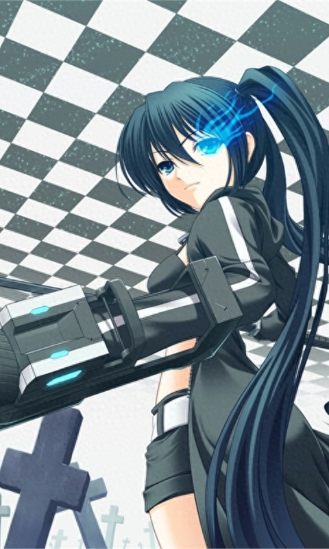 黑岩射手竖屏美图欣赏,酷酷的可爱小姐姐和您的手机更配