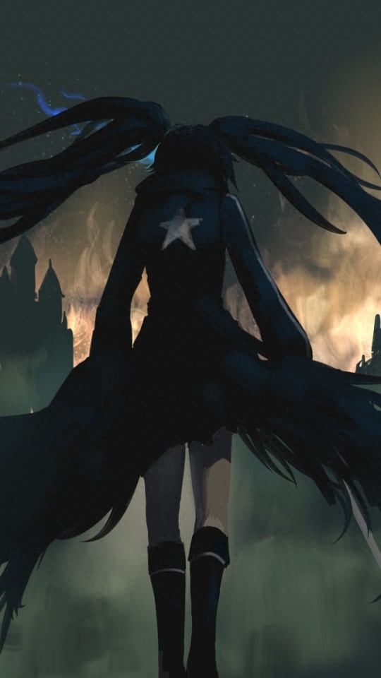 黑岩射手竖屏美图欣赏,酷酷的可爱小姐姐和您的手机更配