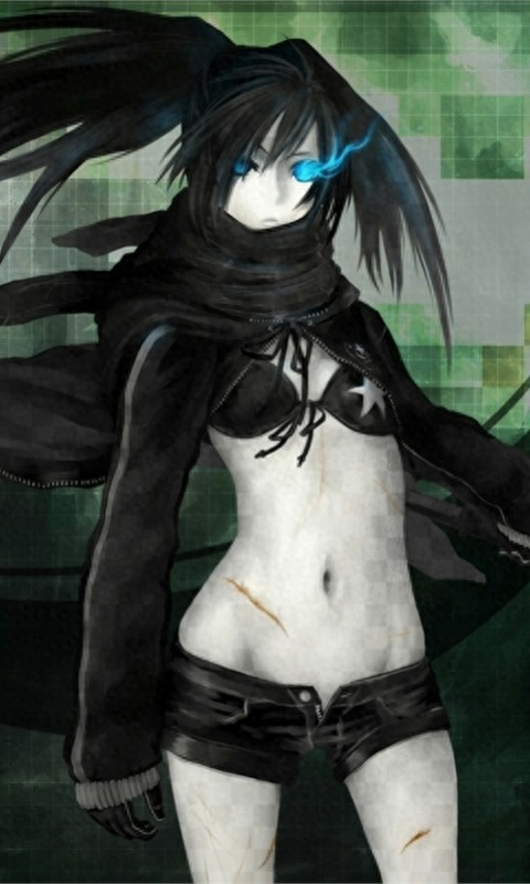 黑岩射手竖屏美图欣赏,酷酷的可爱小姐姐和您的手机更配