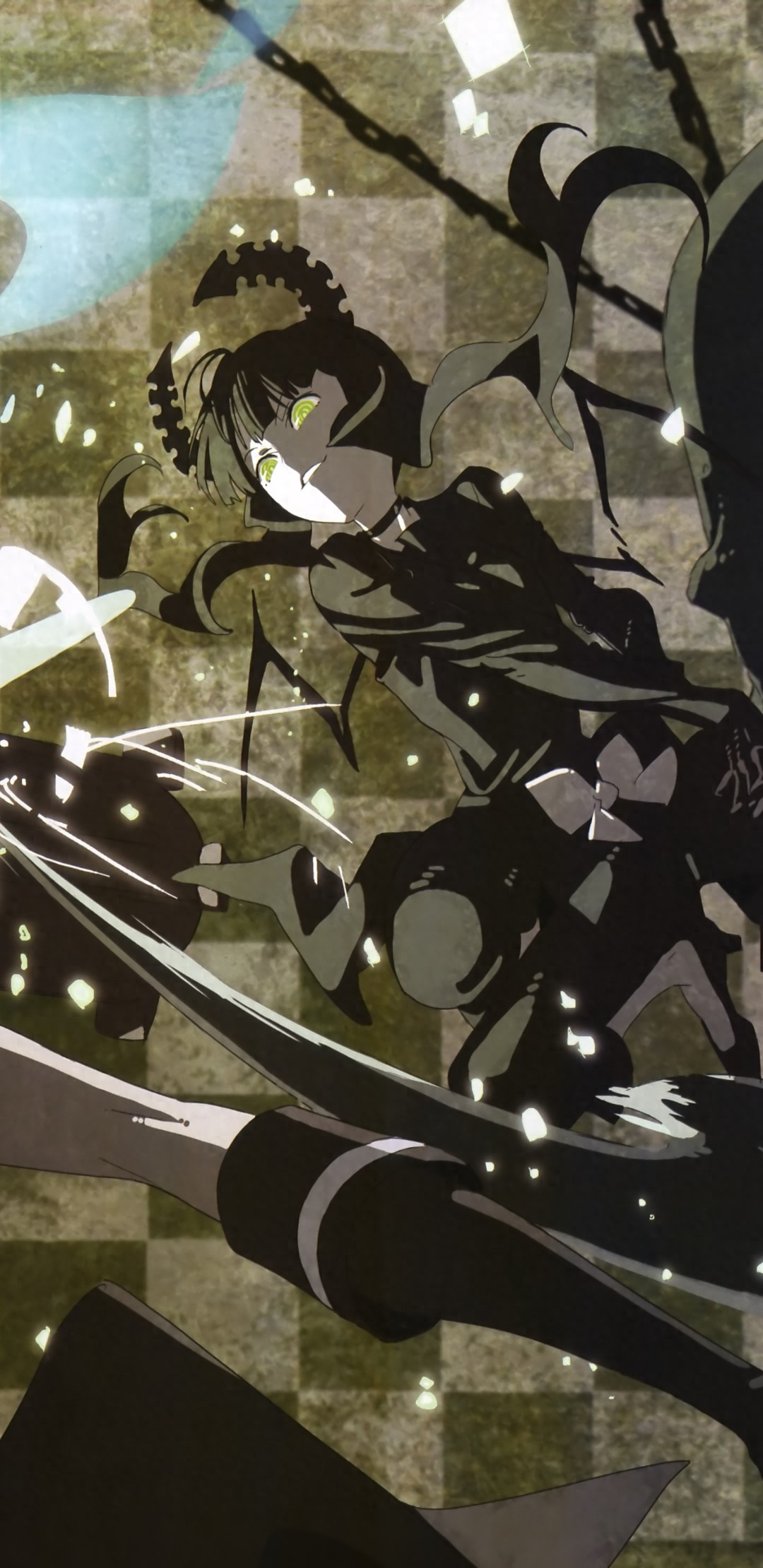 黑岩射手竖屏美图欣赏,酷酷的可爱小姐姐和您的手机更配