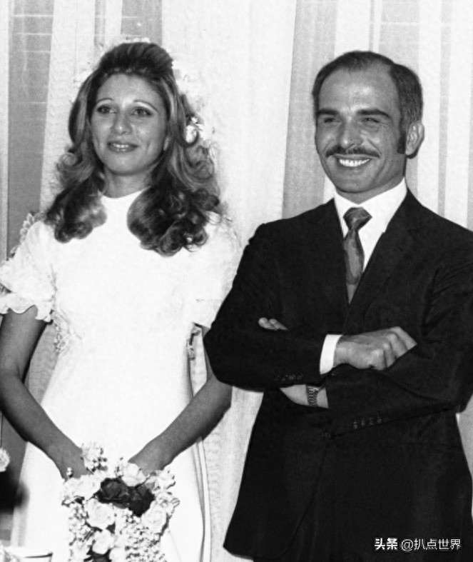 约旦传奇的“九命猫”国王，娶过四个妻子，个个才貌双全