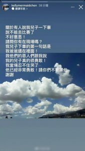 ​林志颖老婆澄清儿子车祸后第一句话 请网友不要黑孩子