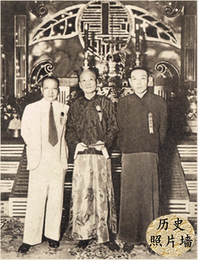 上海青帮三大亨老照片：图六是杜月笙，图八投靠日本沦为汉奸