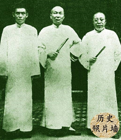 上海青帮三大亨老照片：图六是杜月笙，图八投靠日本沦为汉奸