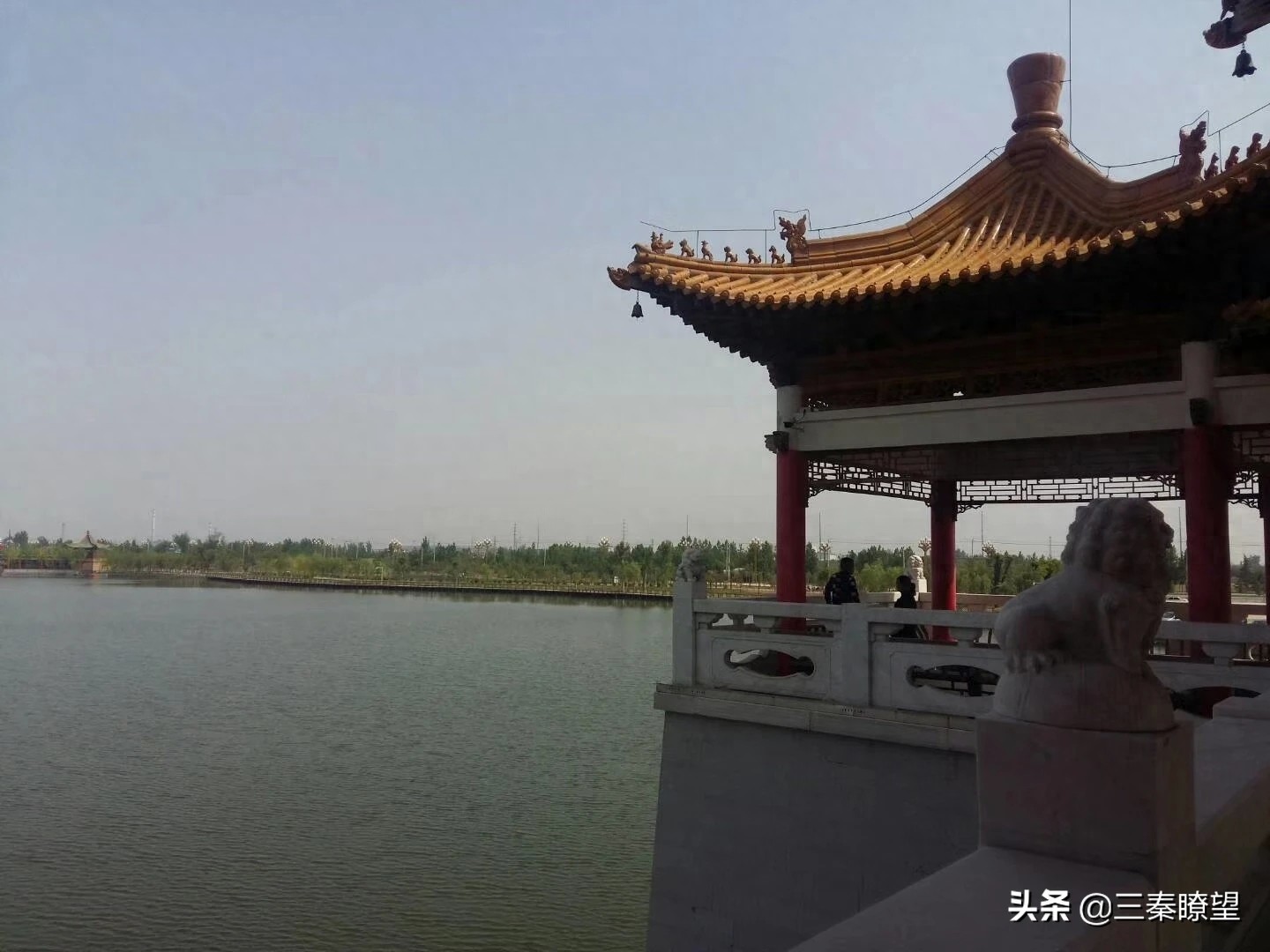 大荔南湖风景迷人！（任进法）