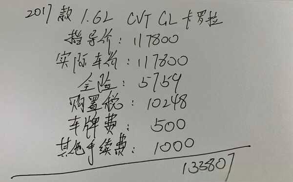 卡罗拉1.6自动挡落地价，库存卡罗拉1.6现在还能买吗-
