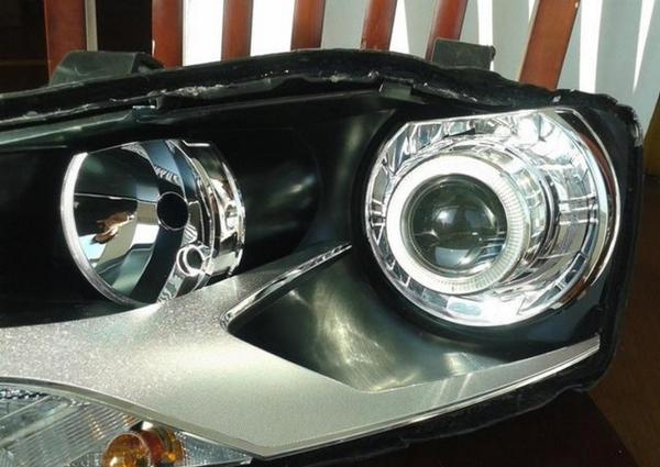 大众新polo大灯改装方案,新polo大灯改装氙气大灯-